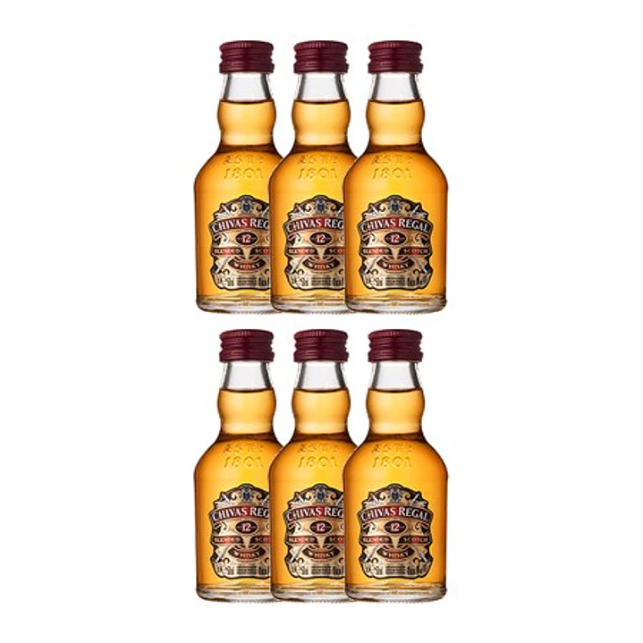 WHISKY ÉCOSSAIS CHIVAS REGAL 12 ANS vol. 40% - 5cl 4