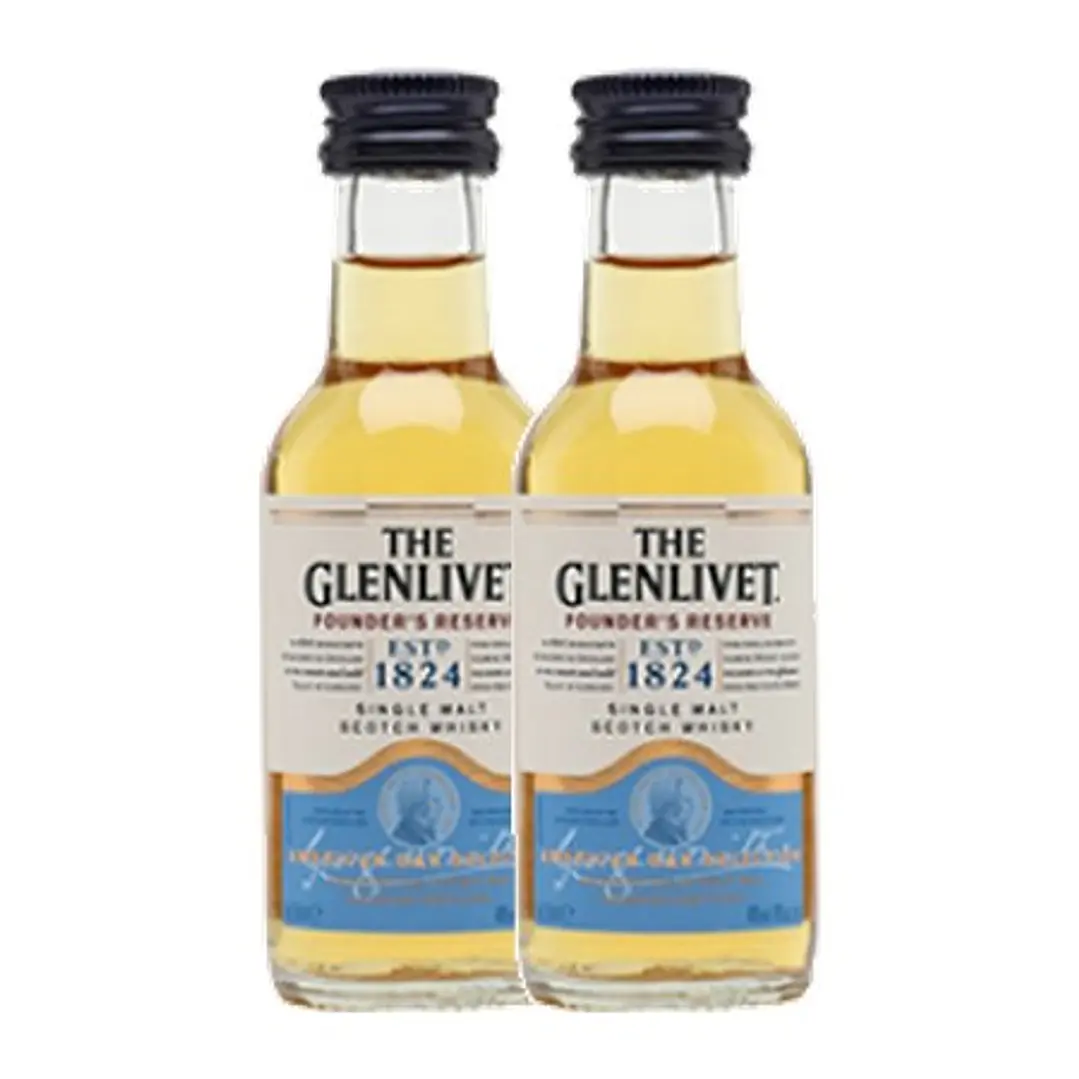 LE GLENLIVET - WHISKEY ÉCOSSAIS DE MALT FOUNDERS RESERVE vol. 40% - 5cl 2