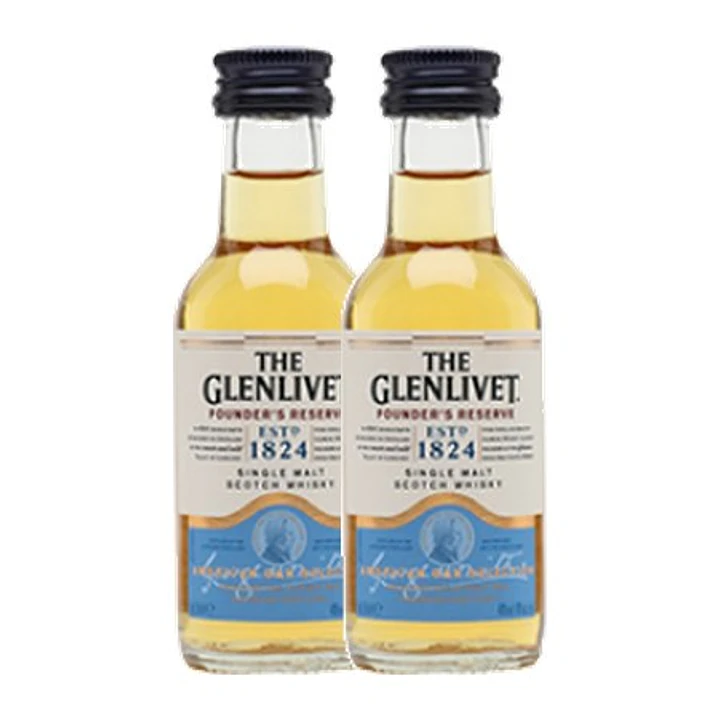 LE GLENLIVET - WHISKEY ÉCOSSAIS DE MALT FOUNDERS RESERVE vol. 40% - 5cl 2