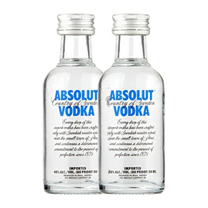 ABSOLUT VODKA - ORIGINAL VODKA - vol. 40% - 5cl 2