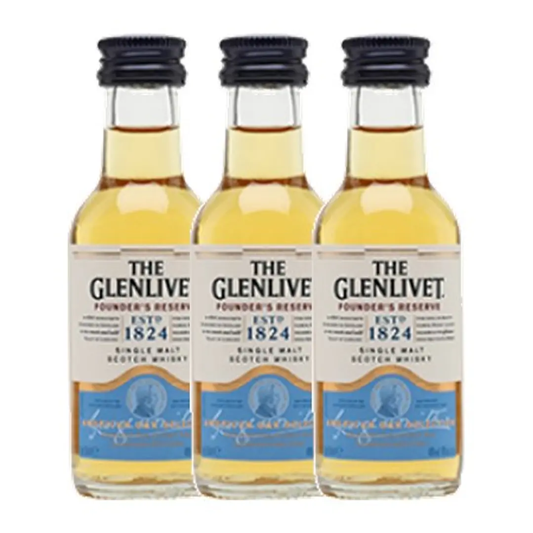 LE GLENLIVET - WHISKEY ÉCOSSAIS DE MALT FOUNDERS RESERVE vol. 40% - 5cl 3