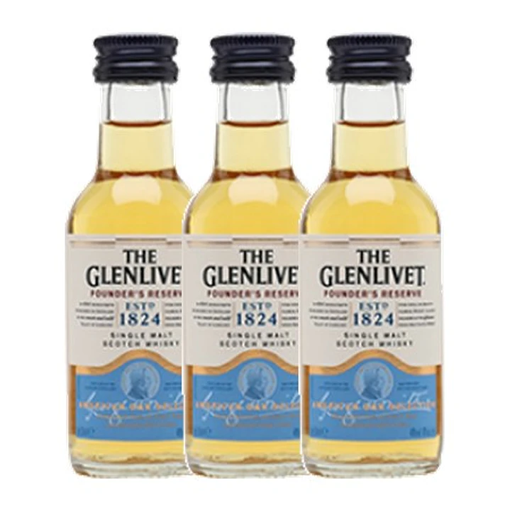 LE GLENLIVET - WHISKEY ÉCOSSAIS DE MALT FOUNDERS RESERVE vol. 40% - 5cl 3