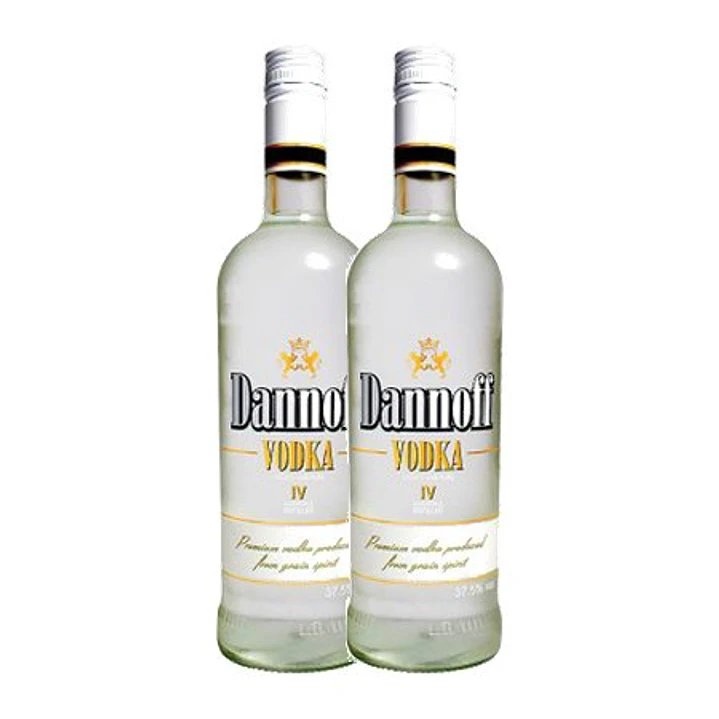 Dannoff - Premium Vodka - vol. 37.5% - 70cl 2