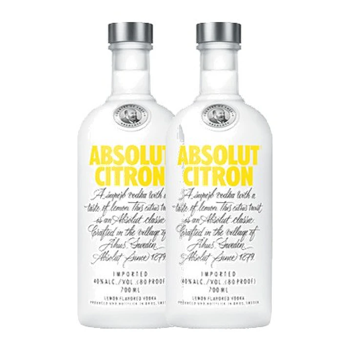 ABSOLUT CITRON - Vodka aromatisée au citron - 40 % vol. - 70 cl 2