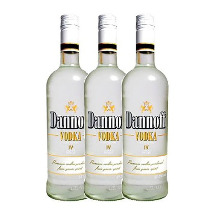 Dannoff - Premium Vodka - vol. 37.5% - 70cl 3