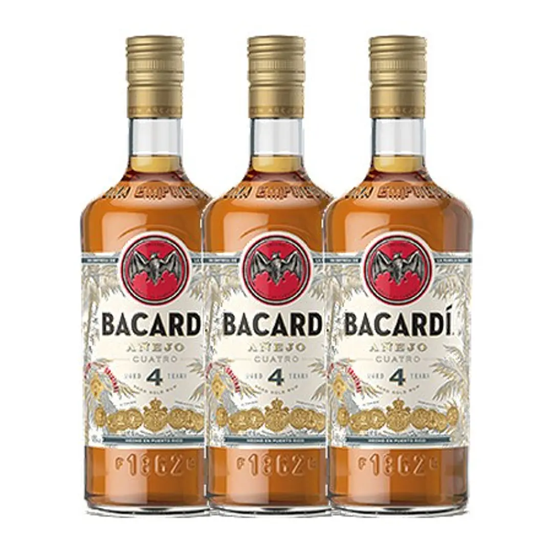 Rhum Bacardi Cuatro Añejo - vol. 40% - 70cl 3