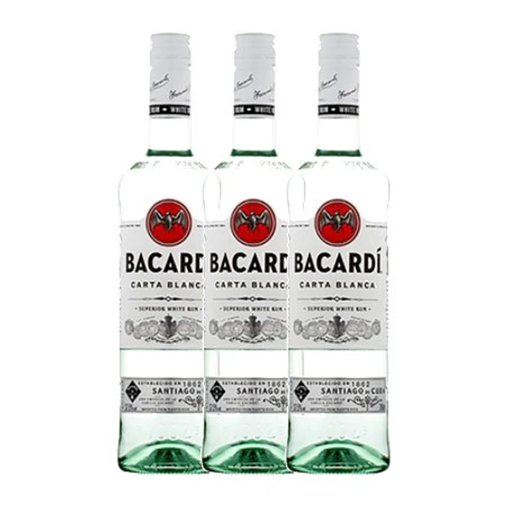 Rum Bacardi CARTA BLANCA - vol. 37.5% - 70cl 3