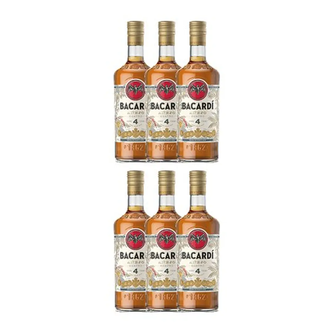 Rhum Bacardi Cuatro Añejo - vol. 40% - 70cl 4