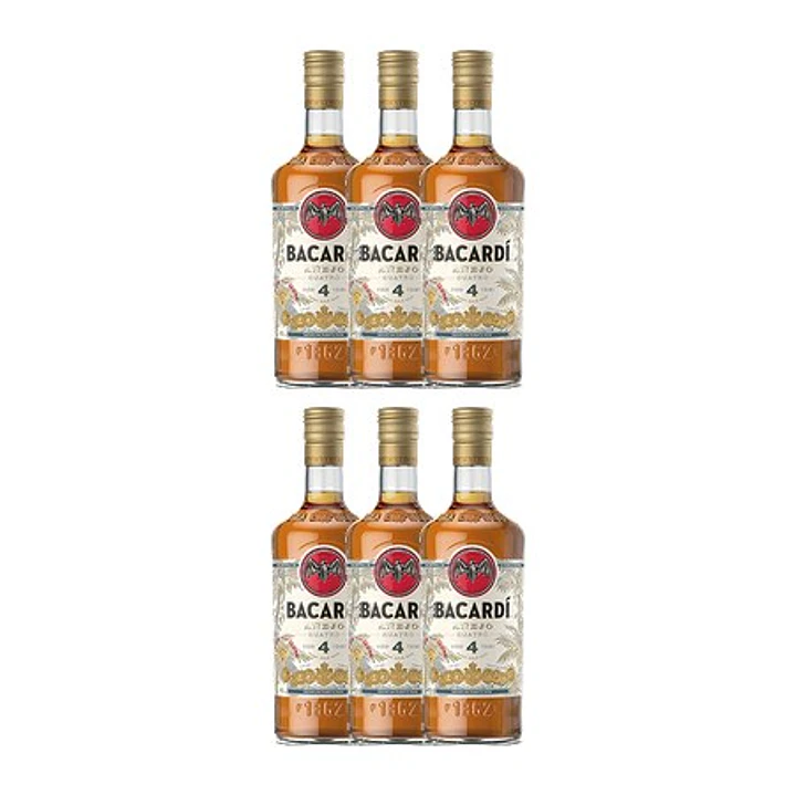 Rhum Bacardi Cuatro Añejo - vol. 40% - 70cl 4