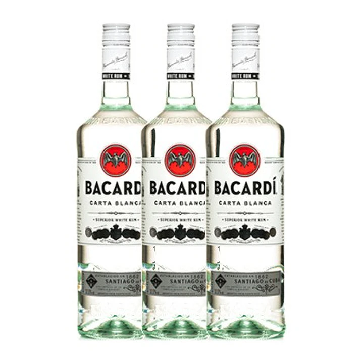 Rum Bacardi CARTA BLANCA - vol. 37.5% - 100cl 3