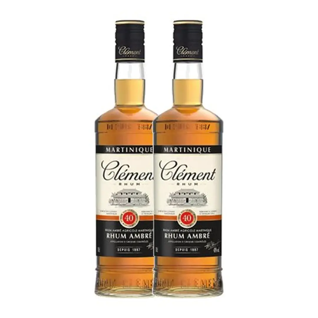 Rhum Agricole Ambré CLÉMENT – AOC MARTINIQUE vol. 40% - 70cl 2