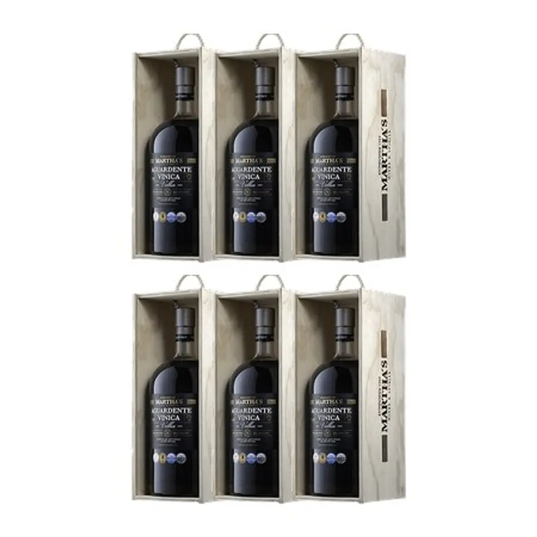 Martha's Aguardente Vínica Velha vol. 40%  (Réhoboam) 450cl  3