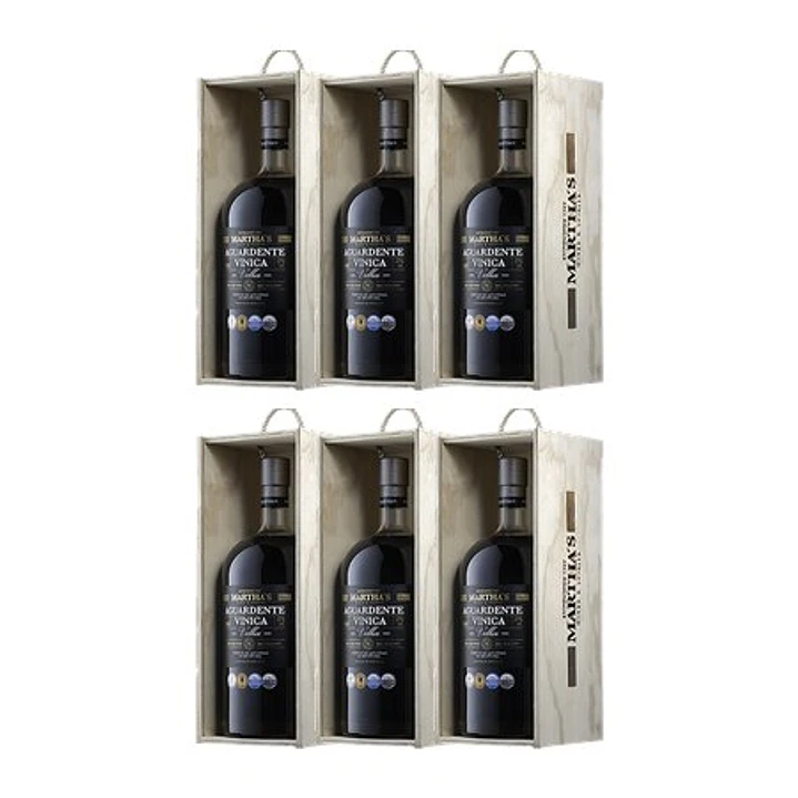 Martha's Aguardente Vínica Velha vol. 40%  (Réhoboam) 450cl  3