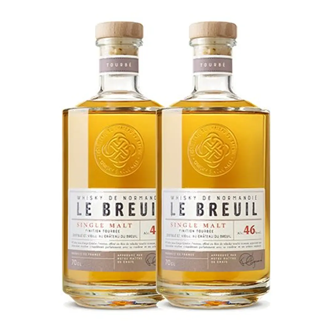 WHISKY LE BREUIL FINITION TOURBÉ vol. 46% - 70cl 2
