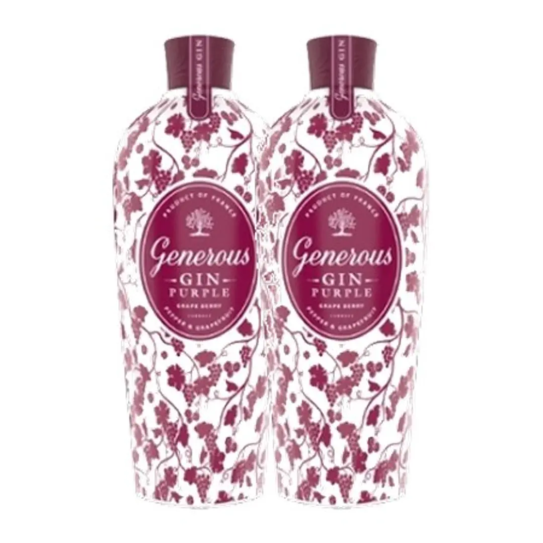 GENEROUS GIN Purple (Pimenta e Toranja) vol. 44% - 70cl 2