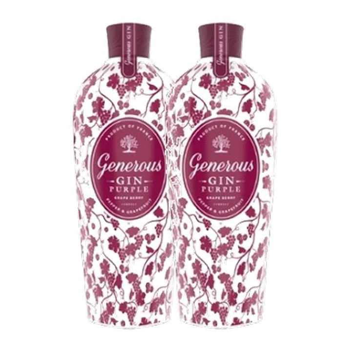 GENEROUS GIN Purple (Pimenta e Toranja) vol. 44% - 70cl 2