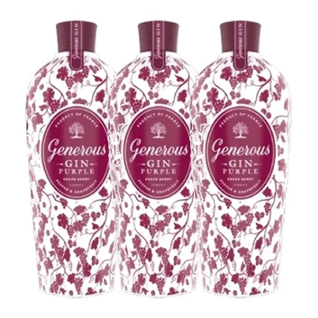 GENEROUS GIN Purple (Pimenta e Toranja) vol. 44% - 70cl 3