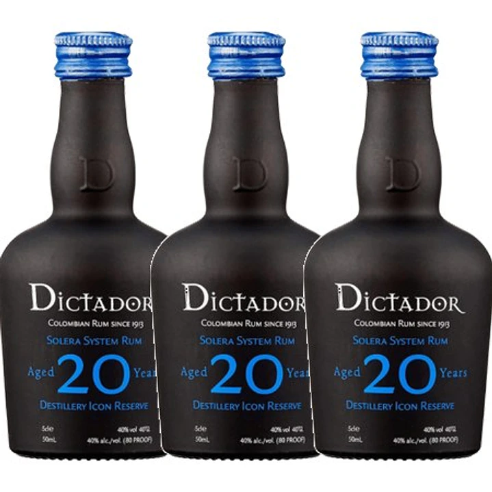Rum Colombia DICTADOR 20 YO - vol.40% - 5cl 3