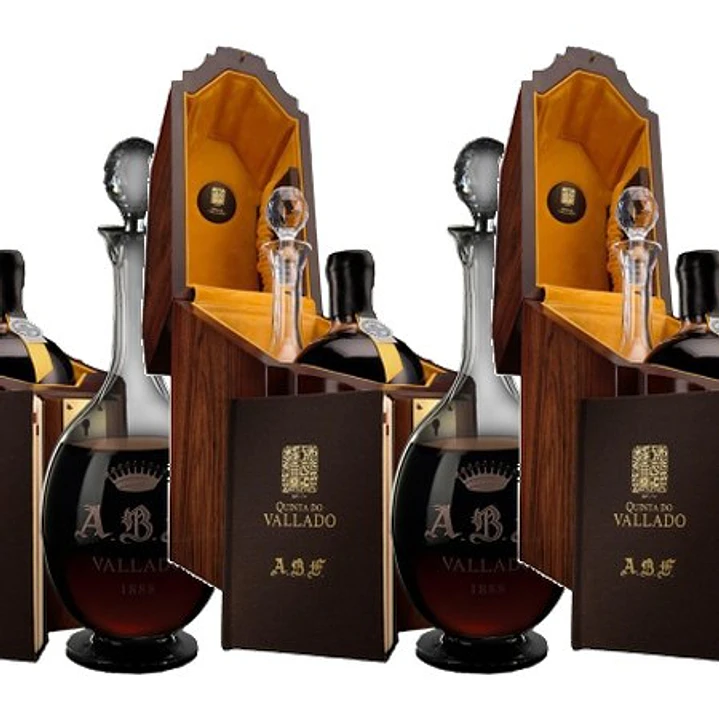 Vallado ABF Very Old Porto 1888 Cofret Bois Deluxe & Decanter 75cl 3
