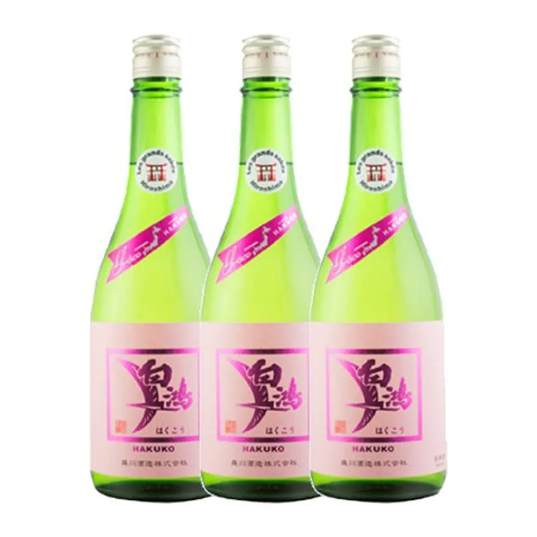 SAKE HIROSHIMA HAKUKO GRÂCE JUNMAI vol. 16% - 72cl 3
