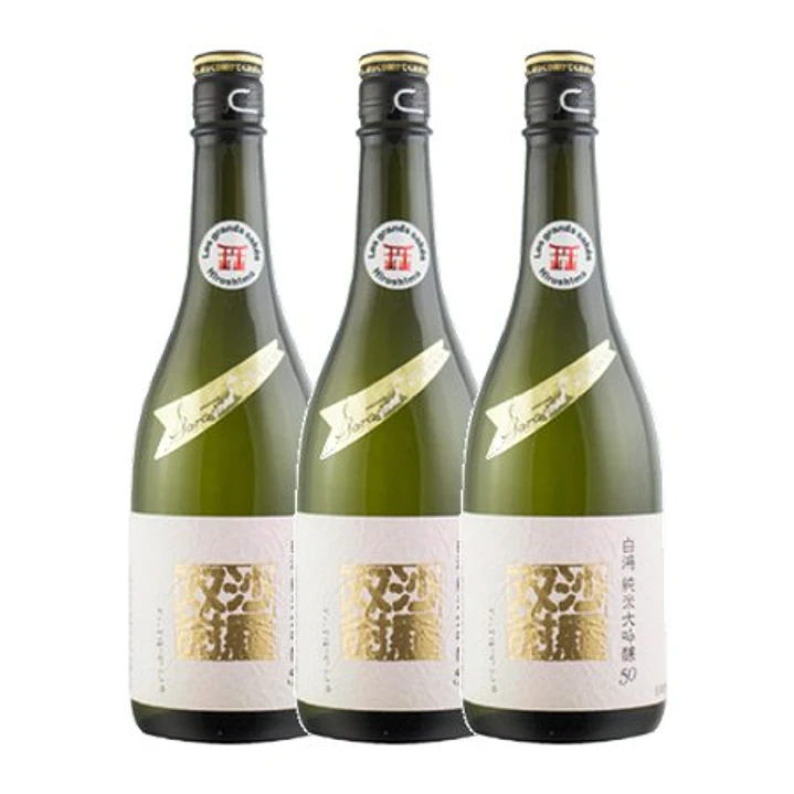 SAKE HIROSHIMA HAKUKO SARA JUNMAI DAIGINJO vol. 16,5% - 72cl 3