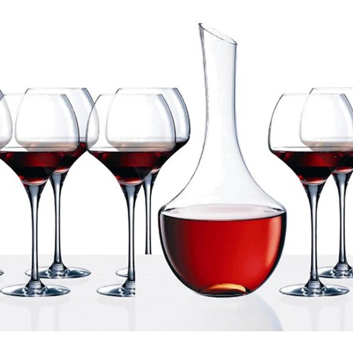 Mikasa Open Up - Set of 6 Glasses (55cl) and Decanter (1.4L) 2