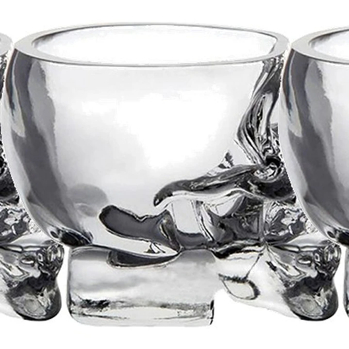 Verre à shots Acrylique Vodka Crystal Head 60ml 3