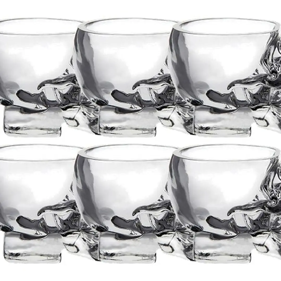 Copo de Shots Crystal Head Vodka em vidro 30ml  4