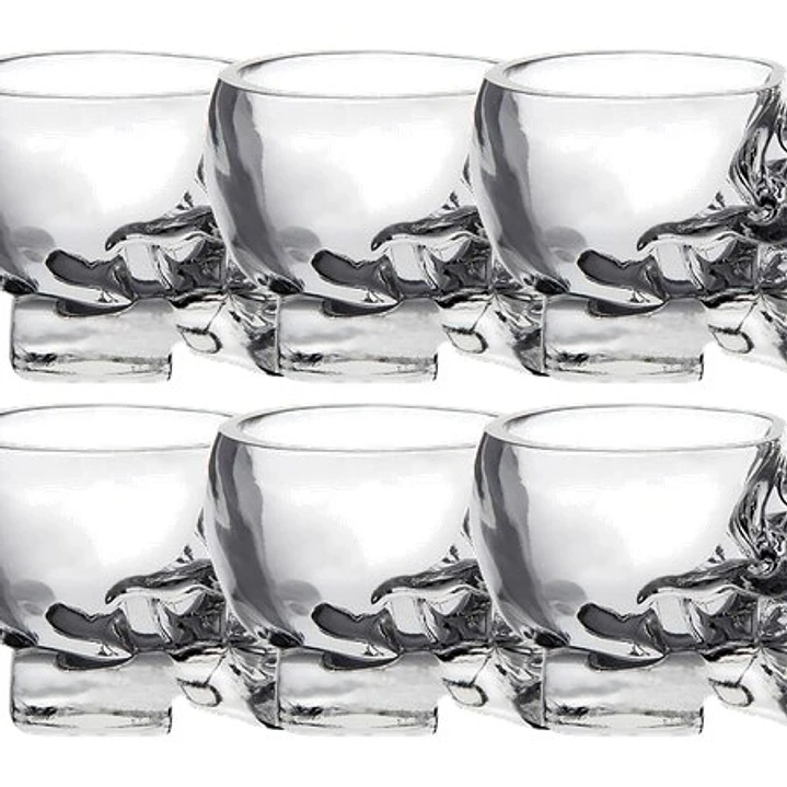Verre à shots Acrylique Vodka Crystal Head 60ml 4