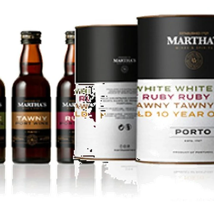 Coffret Cadeau Vin de Porto Martha's (Branco, Ruby, Tawny, 10 Years Old) 20cl 2