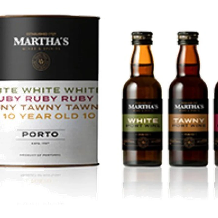 Coffret Cadeau Vin de Porto Martha's (Branco, Ruby, Tawny, 10 Years Old) 20cl 3