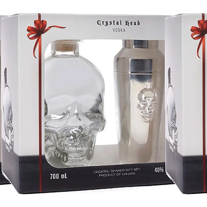Crystal Head Vodka Shaker Vol. 40% Gift Set - 70cl 3