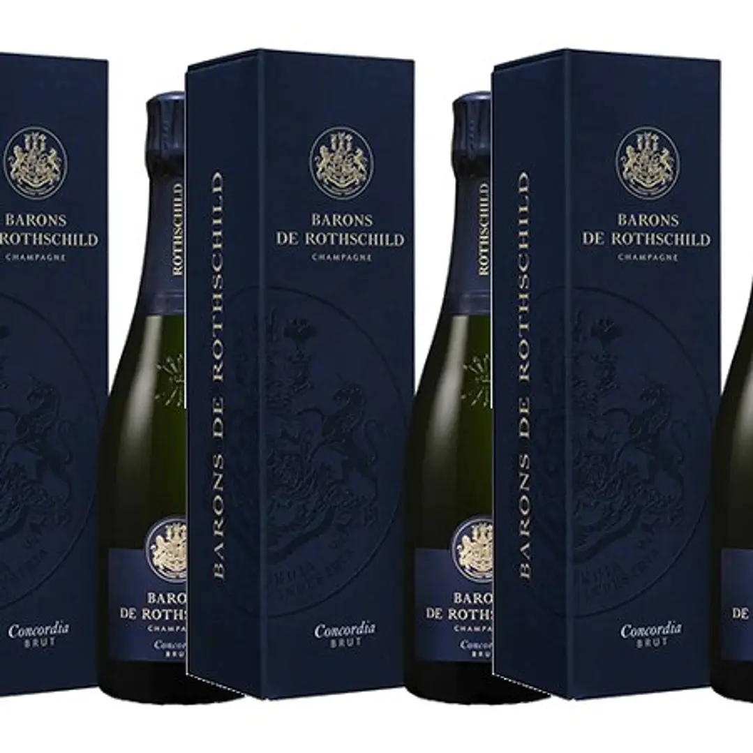 Champagne Barons de Rothschild Concordia Brut Gift-Box 75cl 3