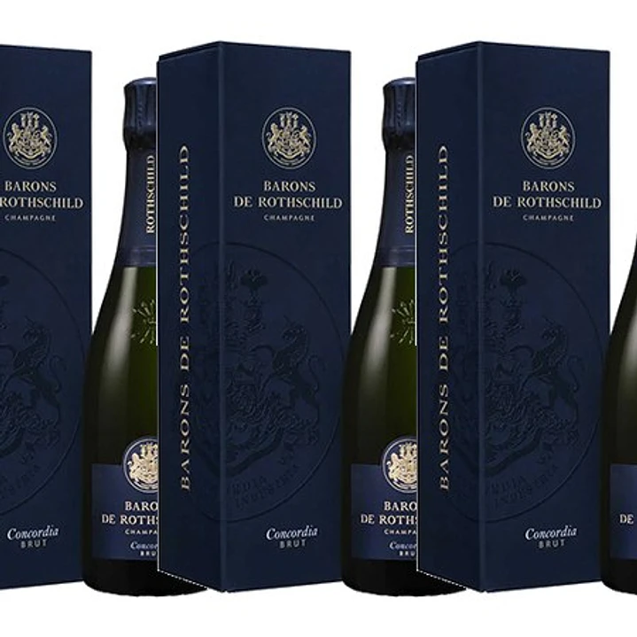 Champagne Barons de Rothschild Concordia Brut Gift-Box 75cl 3