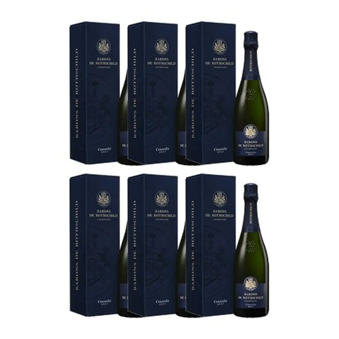 Champagne Barons de Rothschild Concordia Brut Gift-Box 75cl 4