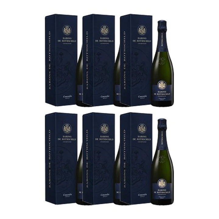 Champagne Barons de Rothschild Concordia Brut Gift-Box 75cl 4