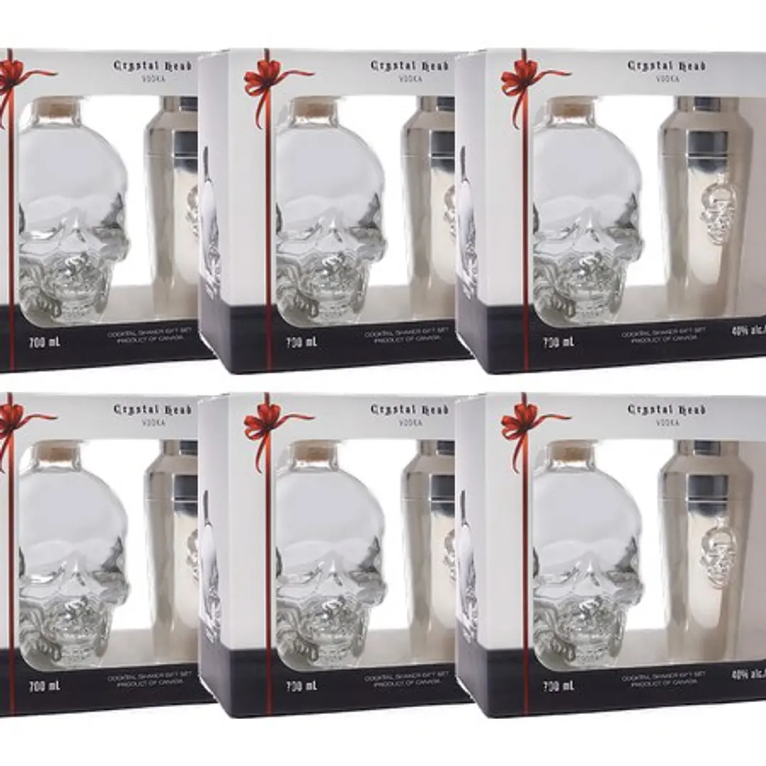 Crystal Head Vodka Shaker Vol. 40% Gift Set - 70cl 4