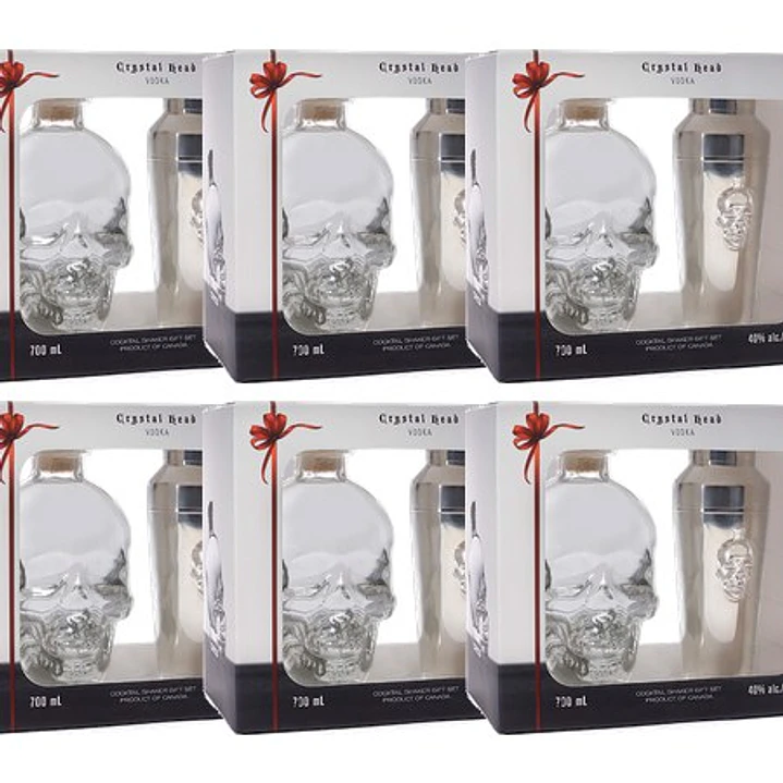 Crystal Head Vodka Shaker Vol. 40% Gift Set - 70cl 4