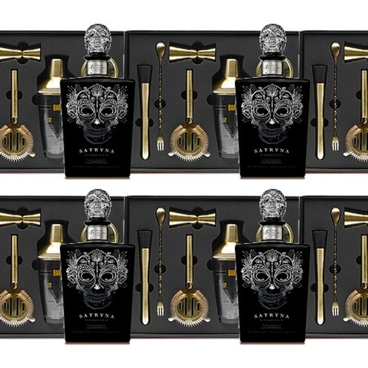SATRYNA Cristalino Añejo Claro - Tequila Ultra Premium vol. 38% - ¡Pack Regalo 70cl con Utensilios de Bar! 8