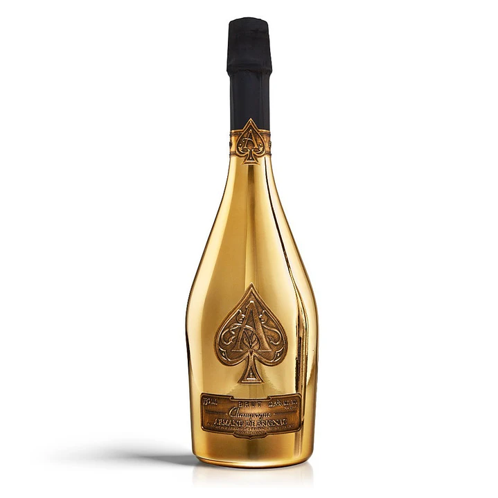 Champagne Armand de Brignac Brut Gold - 75cl Velvet Bag 1