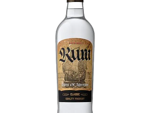 Rum TORTUGA Silver 70 cl