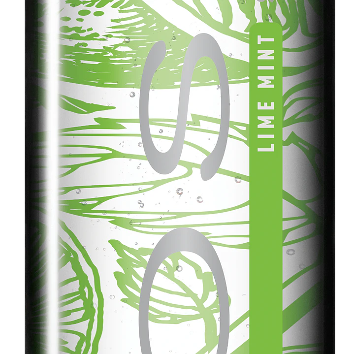 VOSS 330ml Sparkling Lime/Mint 1