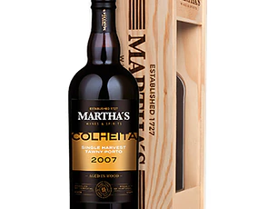 Martha's Vino de Porto Tawny Cosecha 2007, caja de madera 75cl