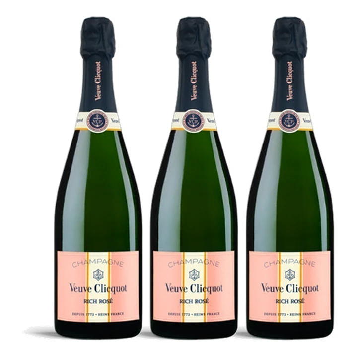 Champagne Veuve Clicquot Rich Rosé - 75cl 3