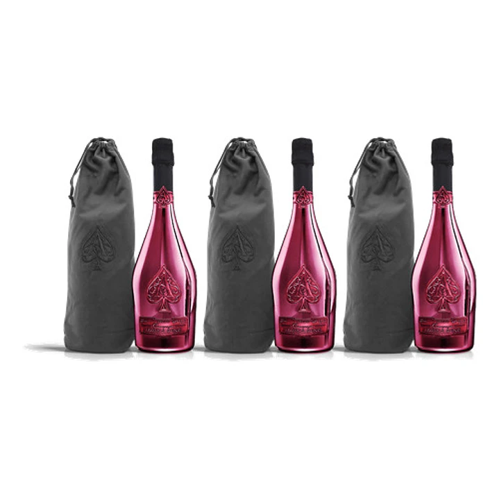 Champagne Armand de Brignac Demi-Sec - 75cl Velvet Bag 3