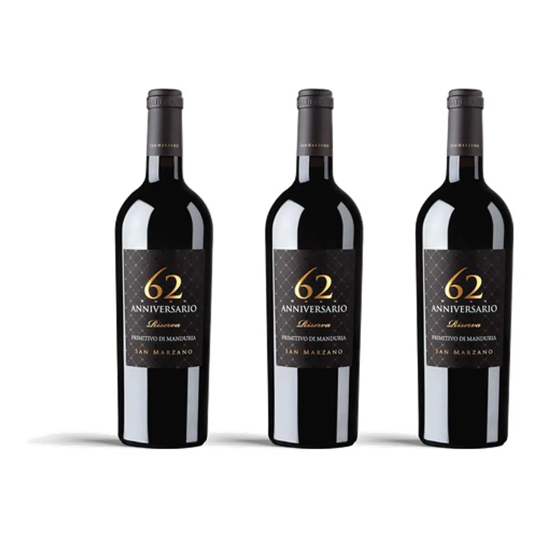 San Marzano Anniversario 62 Primitivo di Manduria Riserva 2019 - 75cl 3