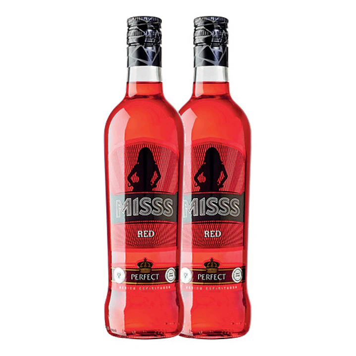 Vodka MISSS Red (Morango) 70 cl 2