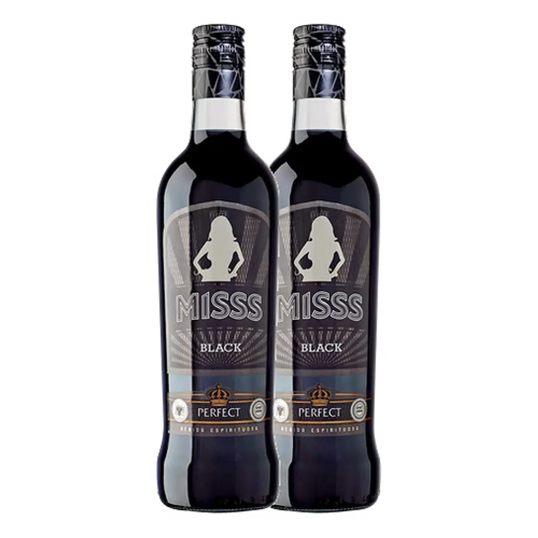 Vodka MISSS Black 70 cl 2