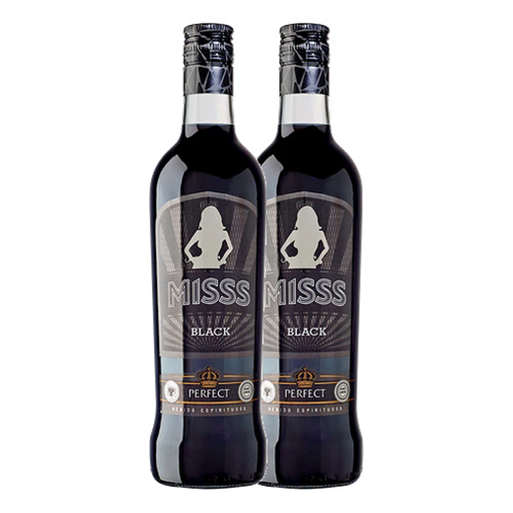 Vodka MISSS Black 70 cl 2