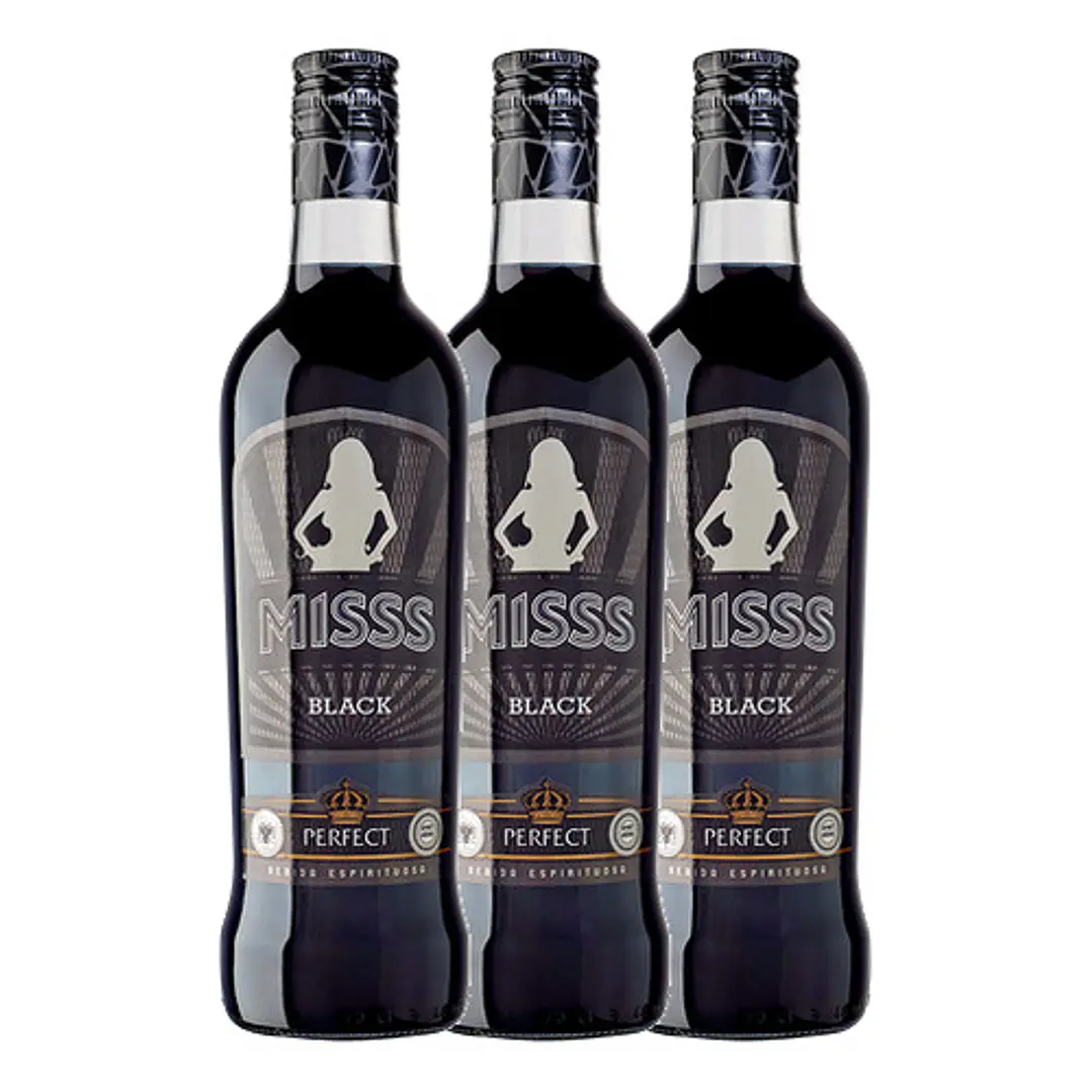 Vodka MISSS Black 70 cl 3